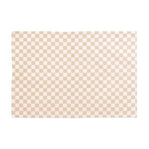 MacKenzie-Childs Flax Check Placemats 13x18 Set of 4 Chic Cotton Kitchen NEW